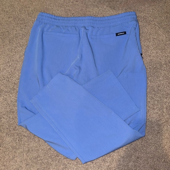 Jaanuu Ceil Blue Scrub Bottoms - Picture 3 of 3